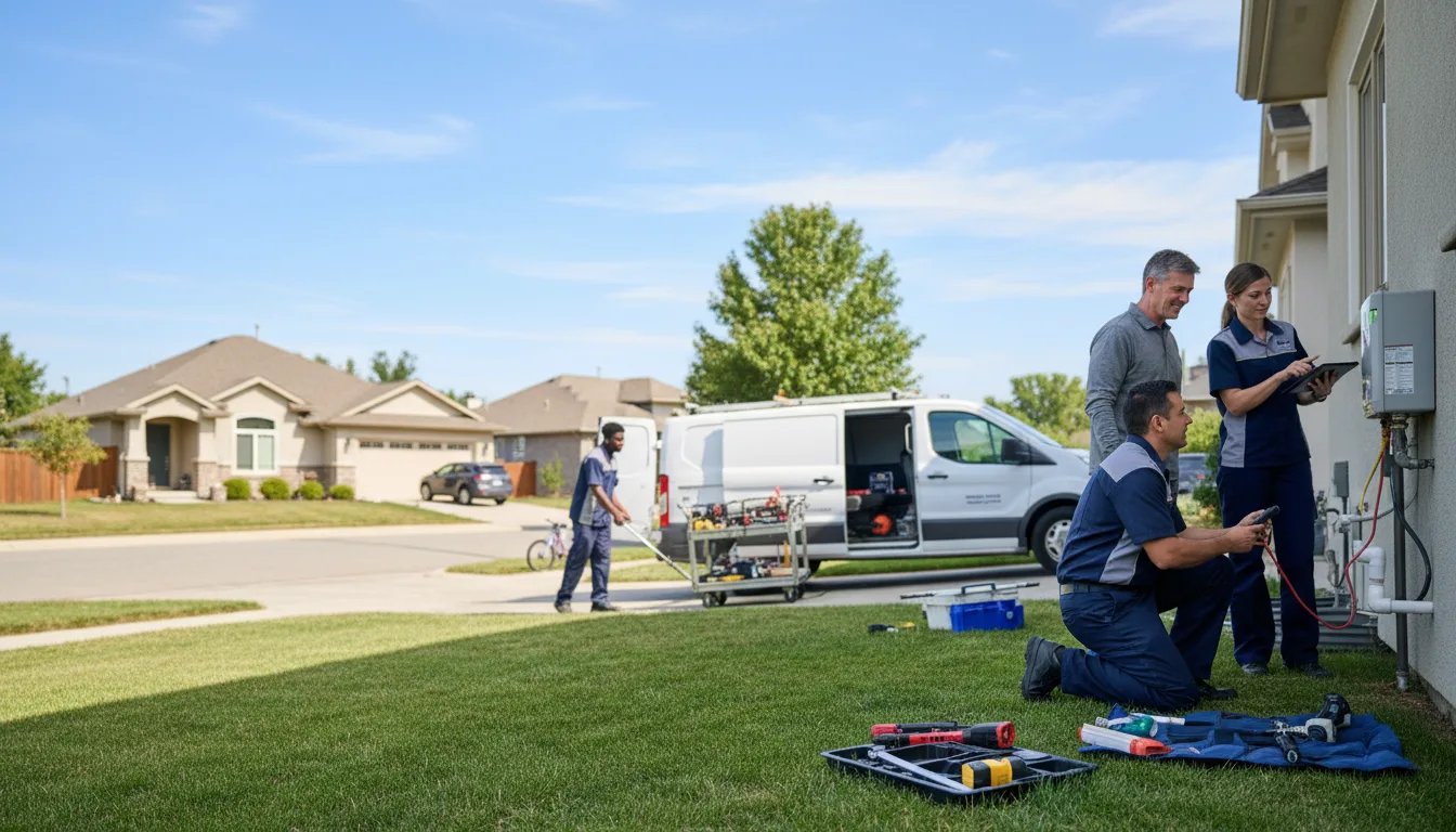 Tankless water heater service in Haskell, OK